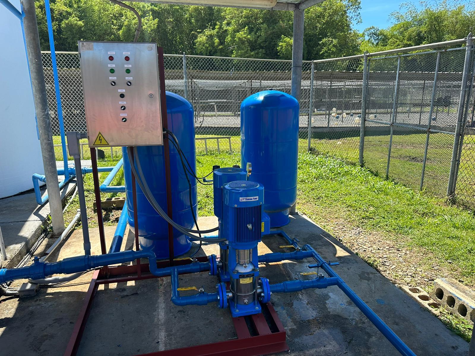 Sistema de presión constante para agua potable